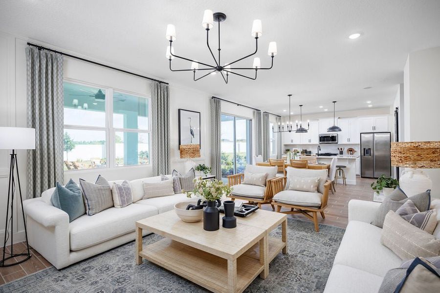 Representative furnished interior of a home built from the Magnolia by Risewell Homes in Brack Ranch, St. Cloud (Image 13). Representative furnished interior of a home built from the Magnolia by Risewell Homes in Brack Ranch, St. Cloud (Image 13).