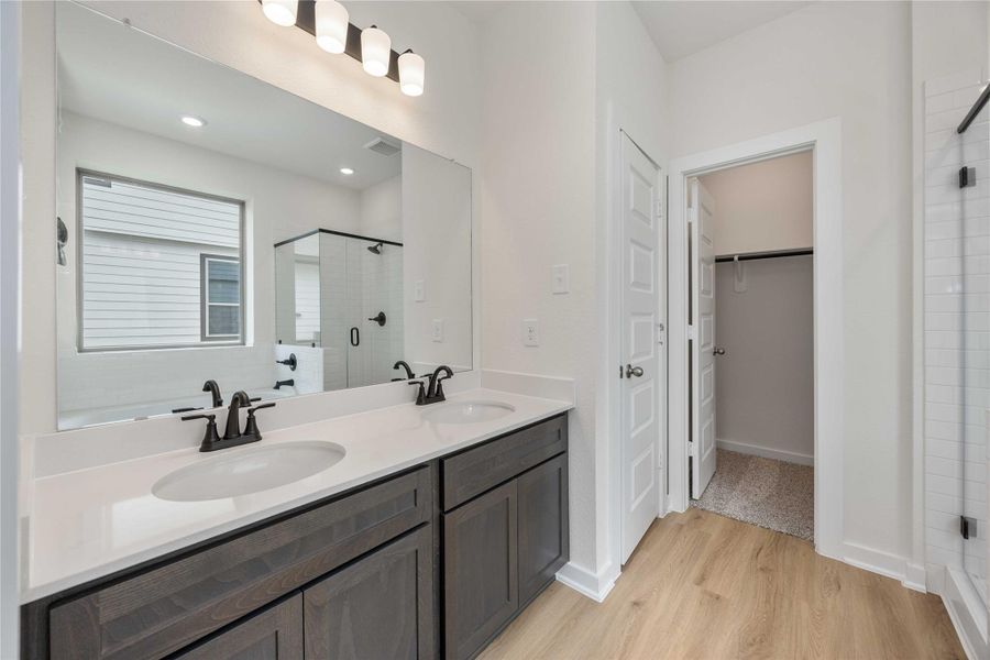 Furnished interior view inside a new home in Lexington Heights, Willis (Image 10).