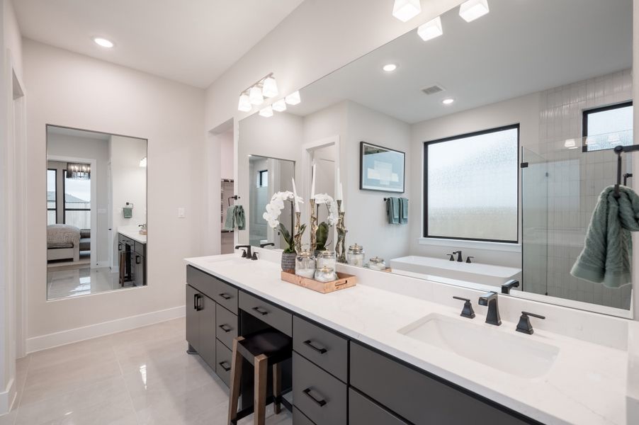 Representative furnished interior of a home built from the Barnhart by Tri Pointe Homes in Pecan Ridge, Fulshear (Image 31). Representative furnished interior of a home built from the Barnhart by Tri Pointe Homes in Pecan Ridge, Fulshear (Image 31).