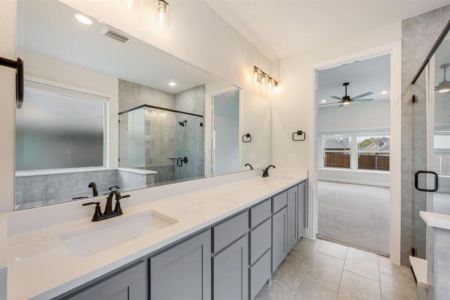 Furnished interior view inside a new home in Eagle Glen 50, Alvarado (Image 11). Furnished interior view inside a new home in Eagle Glen 50, Alvarado (Image 11).