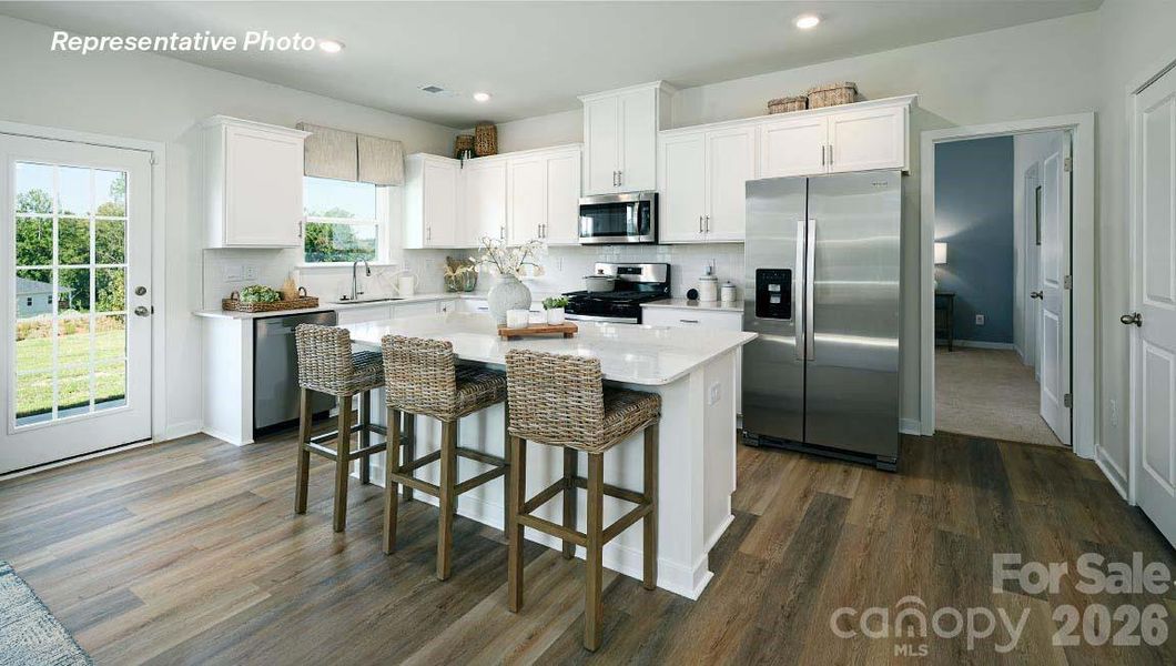 Furnished interior view inside a new home in Secrest Commons, Monroe (Image 9).