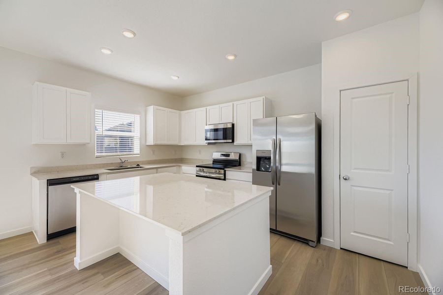 Furnished interior view inside a new home in Eastcreek Farm: The Camden Collection, Thornton (Image 5).