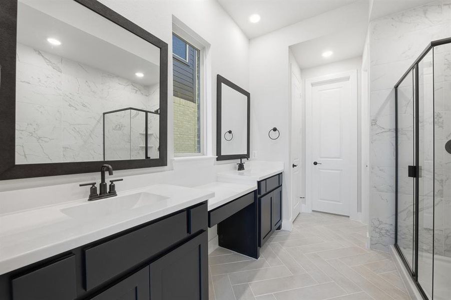 Furnished interior view inside a new home in Wildridge, Oak Point (Image 11).