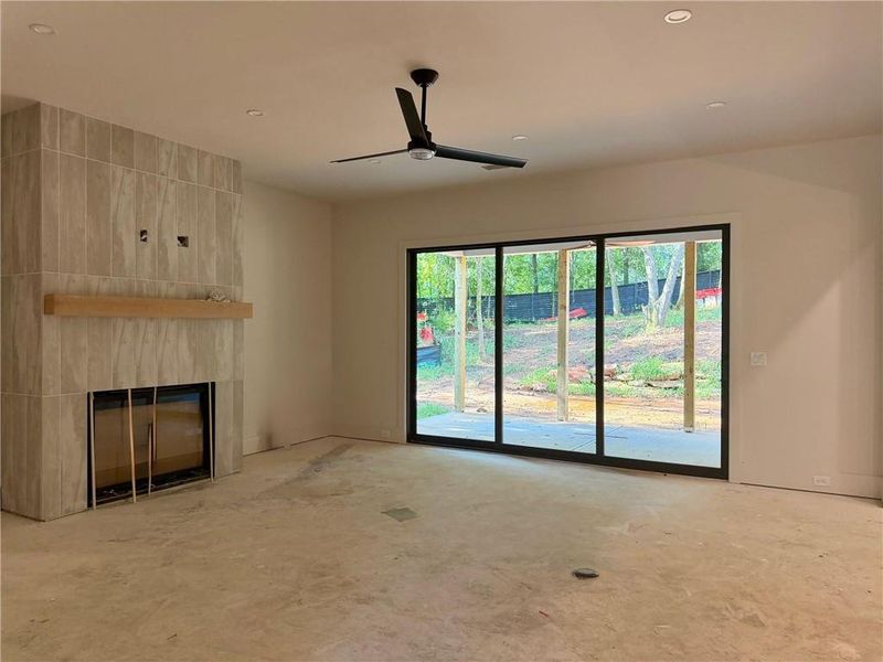 In-progress construction of a new home in Aster, Roswell, GA (Image 63).
