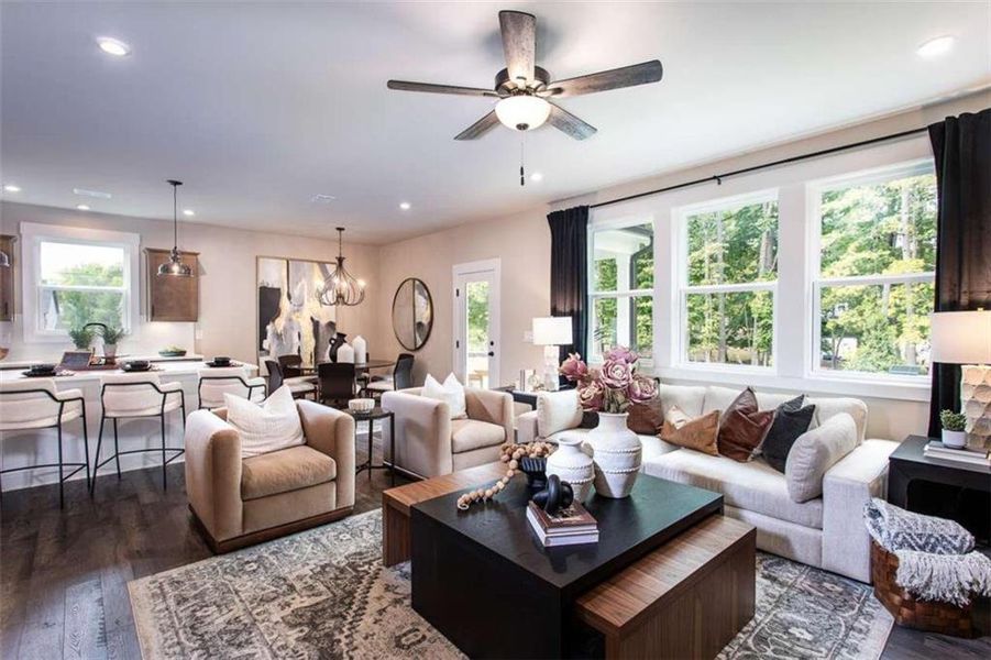 Furnished interior view inside a new home in Cambridge at Steels Bridge: Steels Bridge, Canton (Image 26).