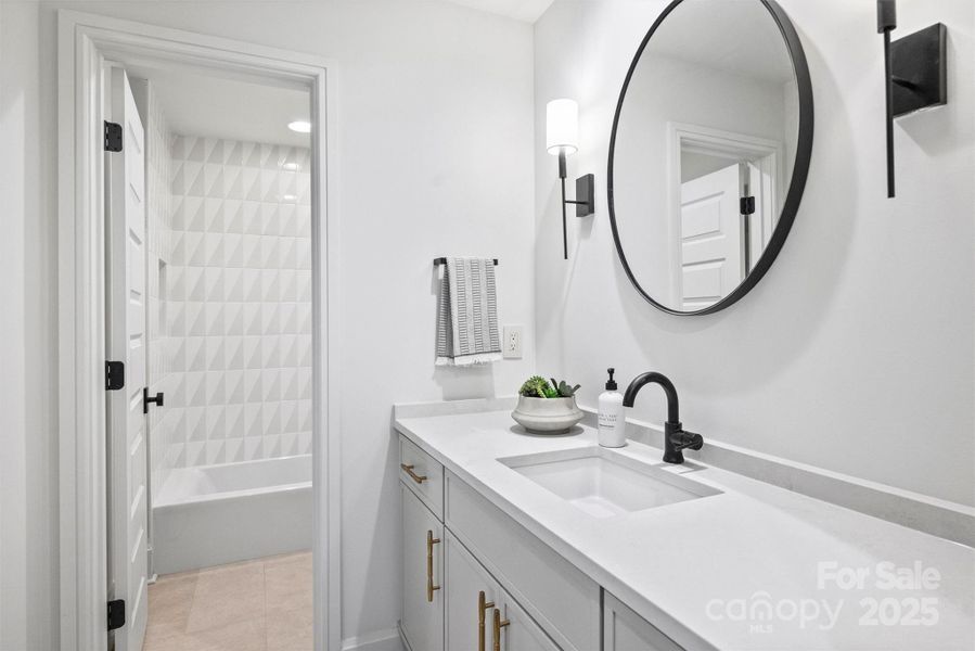 Furnished interior view inside a new home in , Charlotte (Image 13).