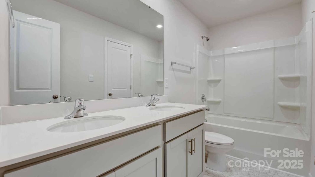 Furnished interior view inside a new home in Secrest Commons, Monroe (Image 9).