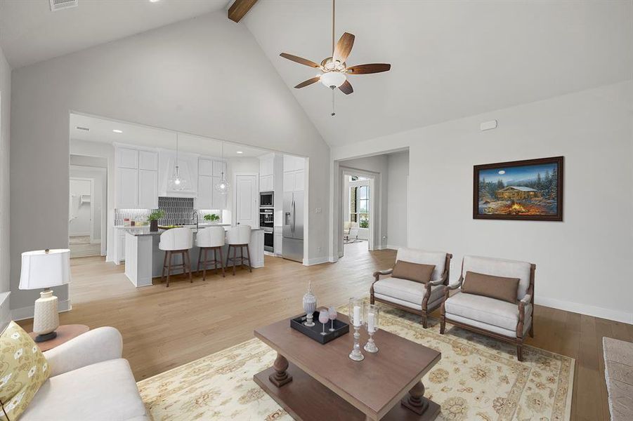 Furnished interior view inside a new home in Lakeridge Estates - 1 Acre Lots, Lorena (Image 10).