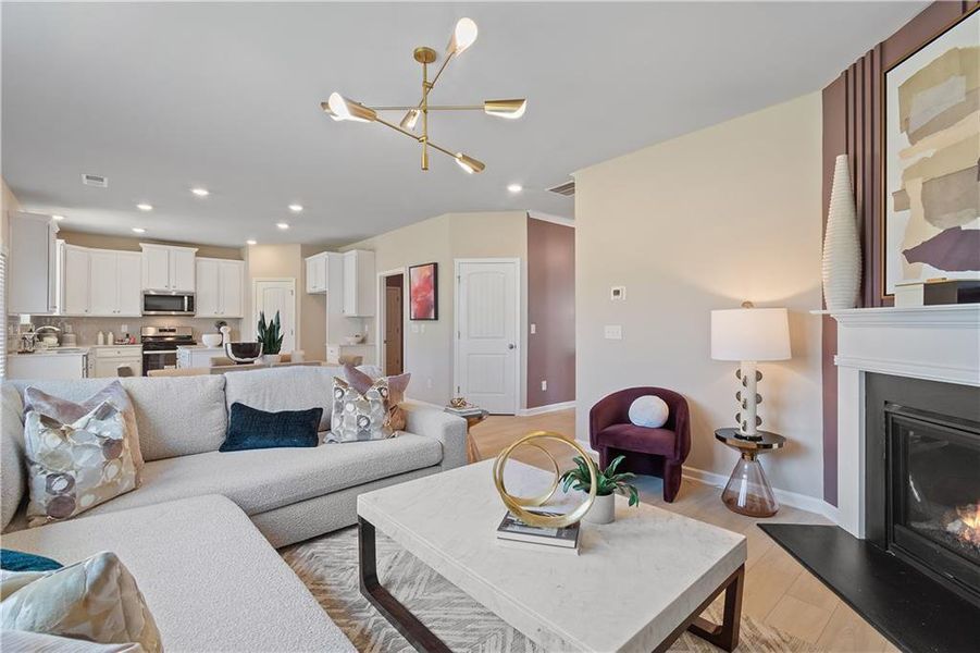Furnished interior view inside a new home in Cooper Park, McDonough (Image 14).