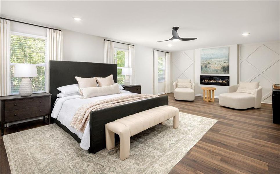 Furnished interior view inside a new home in Honey Creek, Conyers (Image 7).