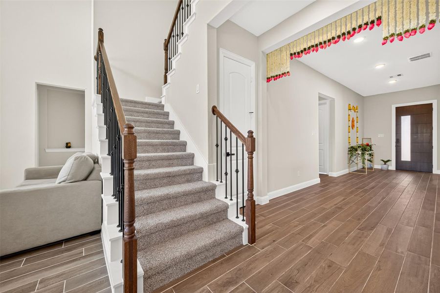Furnished interior view inside a new home in , Katy (Image 6).