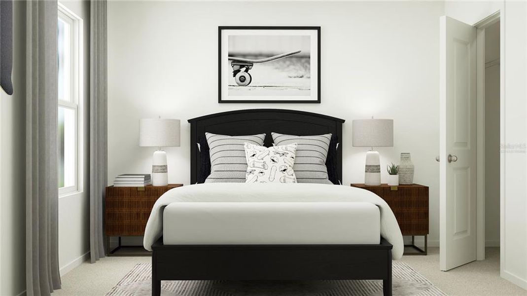 Furnished interior view inside a new home in , Davenport (Image 15).