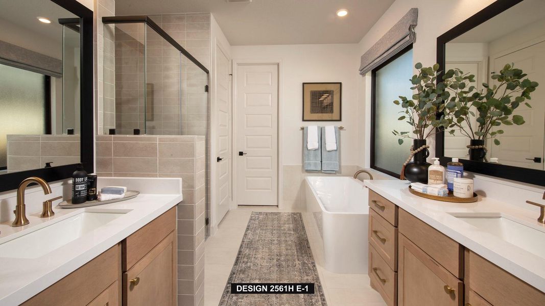 Furnished interior view inside a new home in Santa Rita Ranch - Tierra Rosa, Liberty Hill (Image 5).