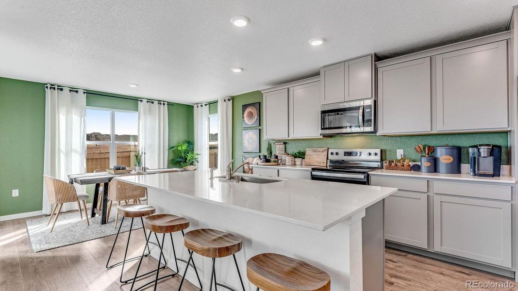 Furnished interior view inside a new home in Prairie Song, Windsor (Image 18).