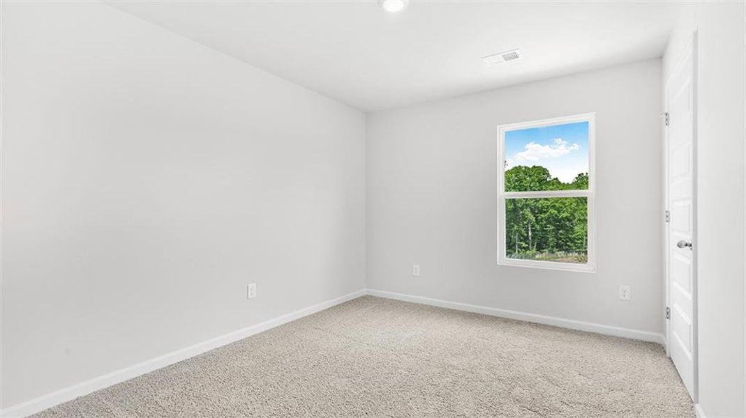 Spacious, unfurnished interior of a new home in Echo Glen, Stockbridge (Image 29). Spacious, unfurnished interior of a new home in Echo Glen, Stockbridge (Image 29).