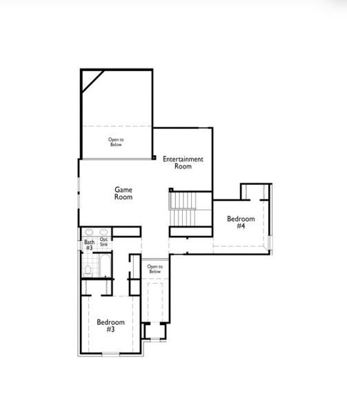 2D floor plan layout for the Waverley Plan by Highland Homes in Tavolo Park, Fort Worth, TX (Image 17). 2D floor plan layout for the Waverley Plan by Highland Homes in Tavolo Park, Fort Worth, TX (Image 17).