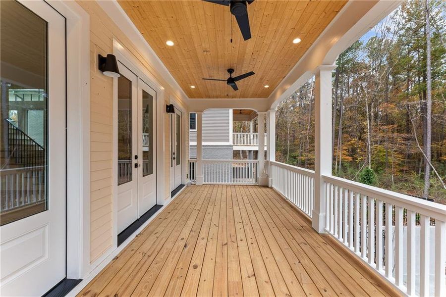 Exterior details and patio area of a home in , Chattahoochee Hills (Image 3).