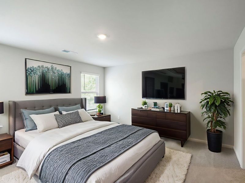 Furnished interior view inside a new home in Artisan Walk, Fairburn (Image 8).