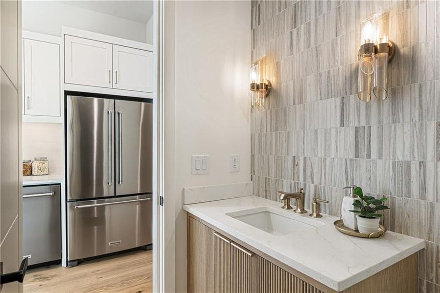 Furnished interior view inside a new home in , Alpharetta (Image 23).