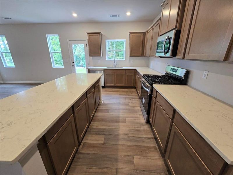 Furnished interior view inside a new home in Enclave at Dawson Forest, Dawsonville (Image 7).