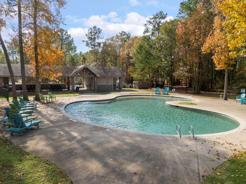 Another view of the community pool.