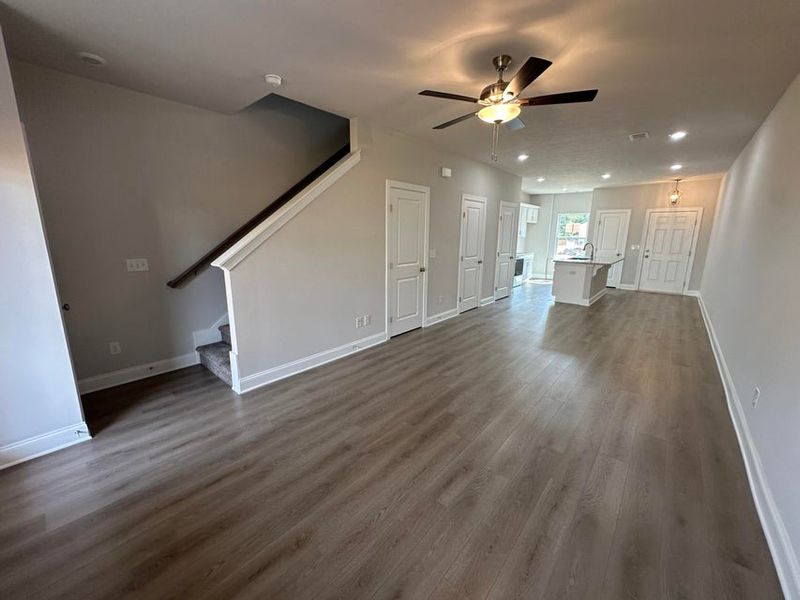 Spacious, unfurnished interior of a new home in Forrest Bluff Townhomes, North Augusta (Image 23).