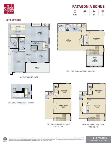 2D floor plan layout for the Patagonia by Park Square Residential in Tamarack at Two Rivers, Zephyrhills, FL (Image 5). 2D floor plan layout for the Patagonia by Park Square Residential in Tamarack at Two Rivers, Zephyrhills, FL (Image 5).