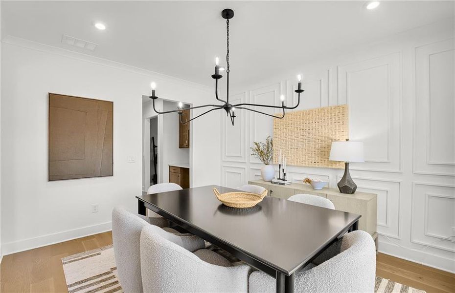 Furnished interior view inside a new home in Ashworth Estates, Powder Springs (Image 12).