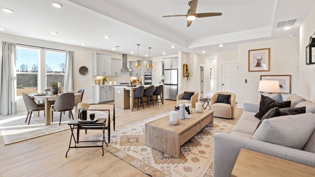 Furnished interior view inside a new home in The Reserve at Livingston Park, Easley (Image 9).