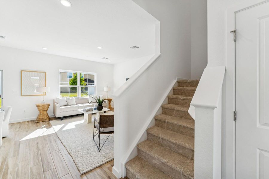Furnished interior view inside a new home in , Fort Pierce (Image 9).