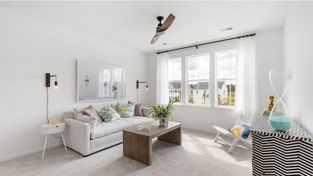 Furnished interior view inside a new home in Heron's Walk at Summers Corner, Summerville (Image 8).