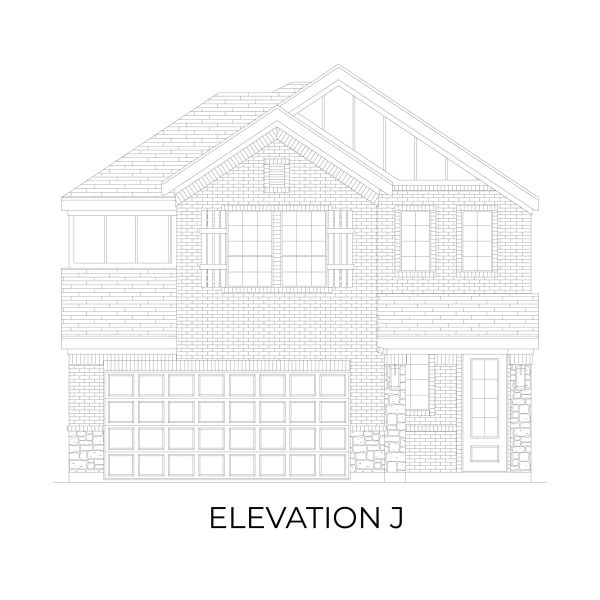 Representative rendering of the exterior for the Washington F by First Texas Homes (Image 12). Representative rendering of the exterior for the Washington F by First Texas Homes (Image 12).
