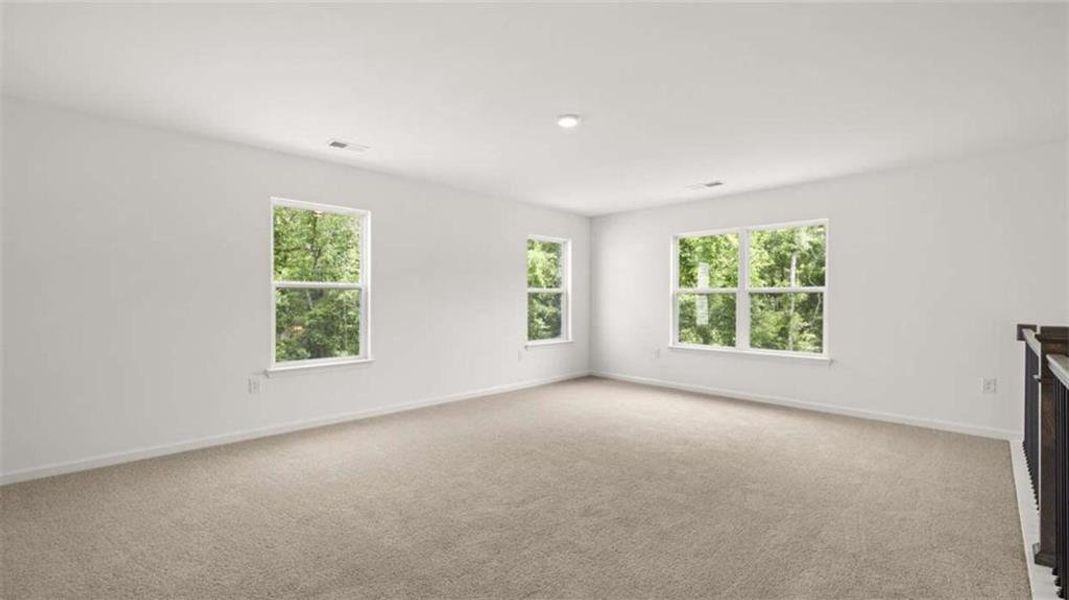 Spacious, unfurnished interior of a new home in Water Oak Estates, Lawrenceville (Image 28). Spacious, unfurnished interior of a new home in Water Oak Estates, Lawrenceville (Image 28).
