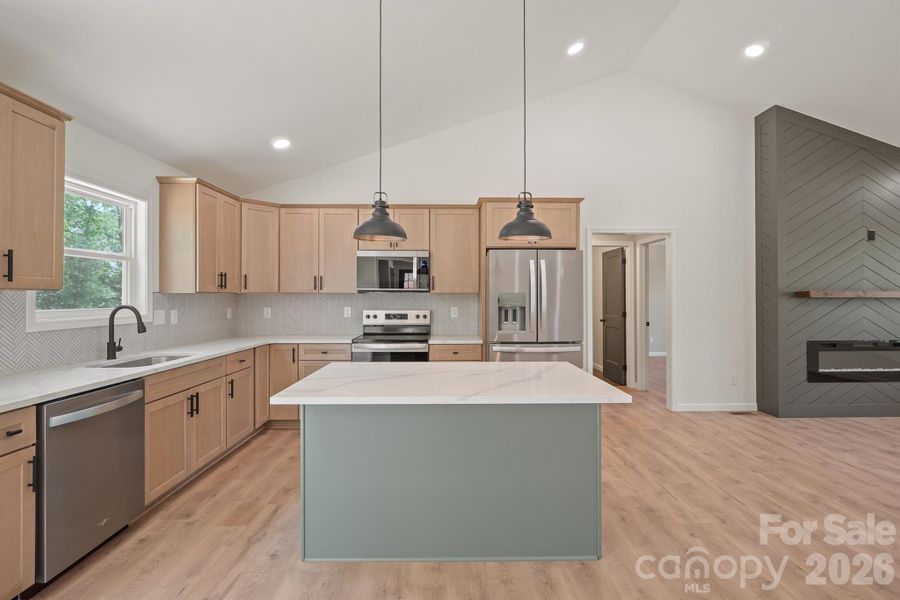 Furnished interior view inside a new home in , Valdese (Image 5).