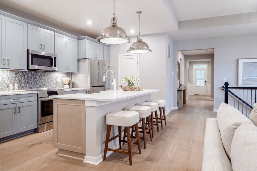Representative furnished interior of a home built from the Linden by Fischer Homes in Twin Lakes, Hoschton (Image 9).