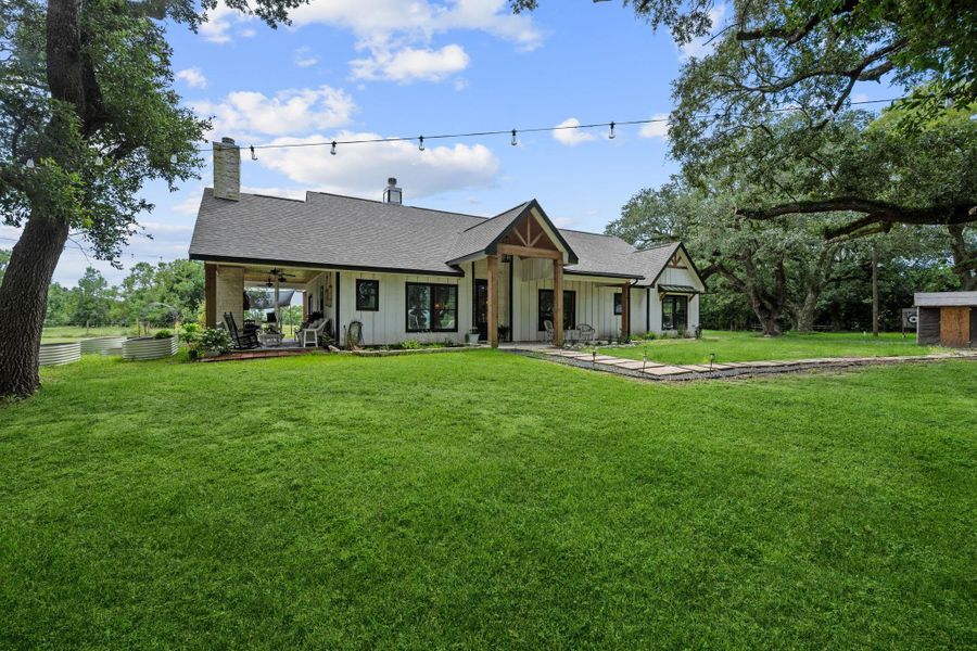 Front exterior of a new home in , Anahuac, TX, highlighting curb appeal (Image 18).