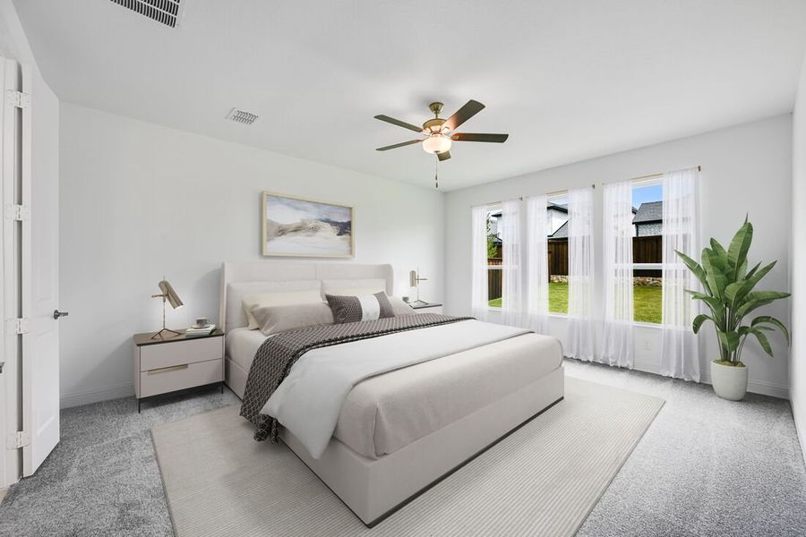 Furnished interior view inside a new home in The Ridge at Northlake 60s, Northlake (Image 9).