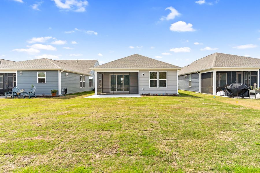 Backyard of Model Home