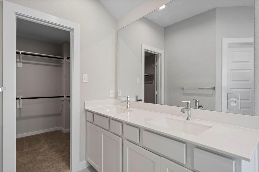 Furnished interior view inside a new home in Cypresswood Landing, Humble (Image 5).