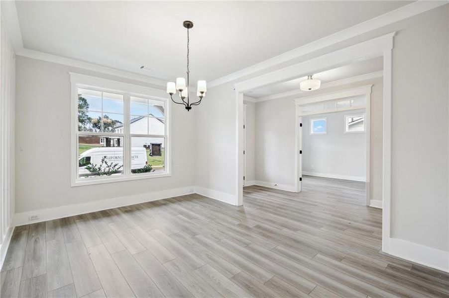 Spacious, unfurnished interior of a new home in Rosewood Lake Estates, Hoschton (Image 36).