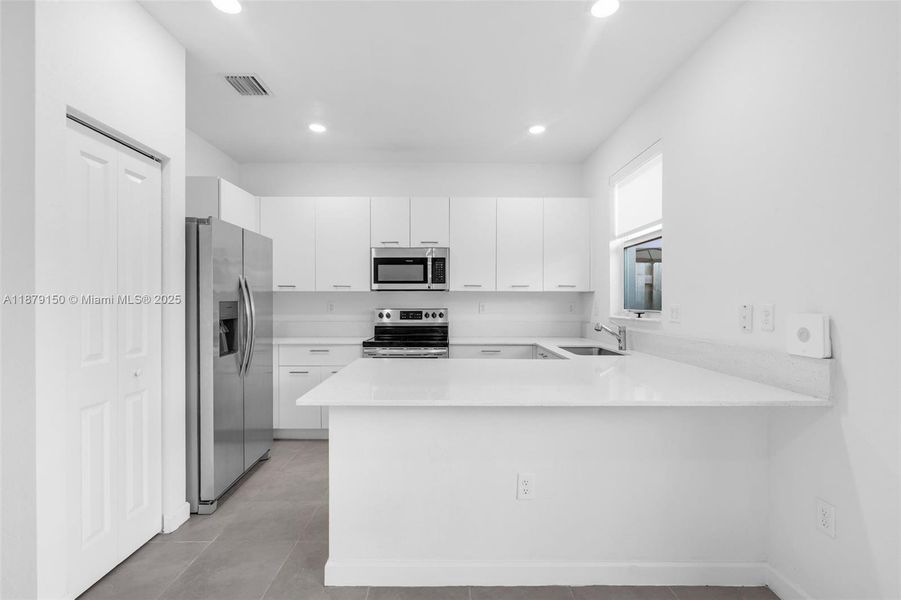 Furnished interior view inside a new home in , Miami (Image 6).