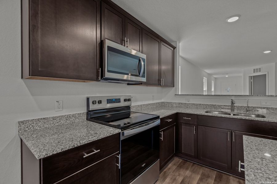 Furnished interior view inside a new home in The Overlook at Creekside, New Braunfels (Image 2).