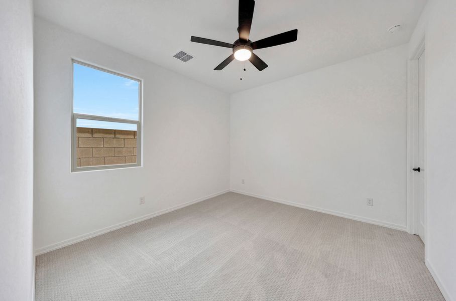 Representative unfurnished interior of a home built from the Ash by Mattamy Homes in Las Ventanas, Goodyear (Image 17). Representative unfurnished interior of a home built from the Ash by Mattamy Homes in Las Ventanas, Goodyear (Image 17).