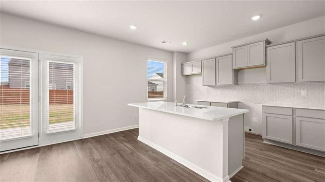 Furnished interior view inside a new home in , Locust Grove (Image 10).