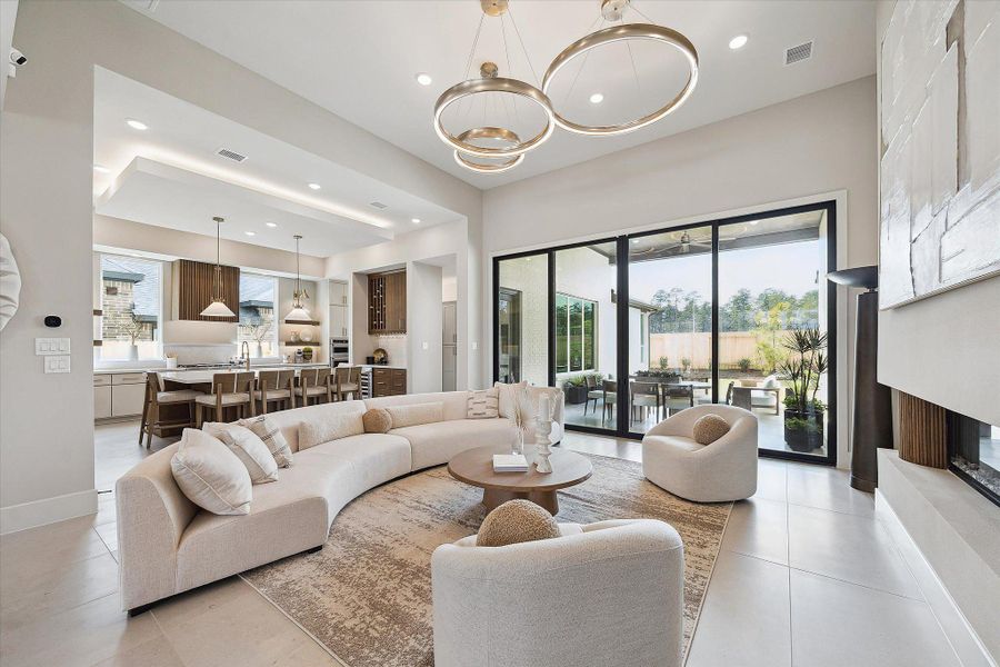 Furnished interior view inside a new home in Audubon, Magnolia (Image 5).