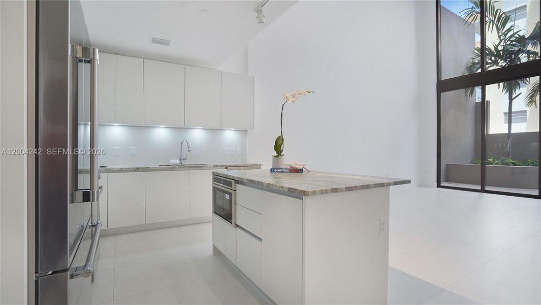 Furnished interior view inside a new home in , Miami (Image 11).