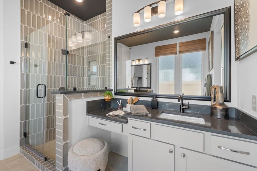 Furnished interior view inside a new home in Attwater, Waller (Image 8).