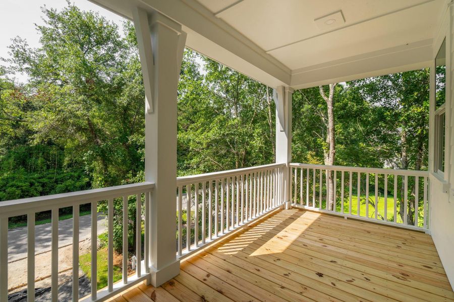Exterior details and patio area of a home in , Johns Island (Image 38).