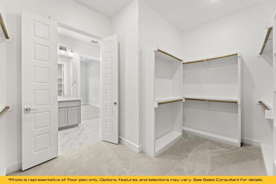 Representative unfurnished interior of a home built from the The Barbados by Stonefield Homes in The Highlands, Rockwall (Image 71).