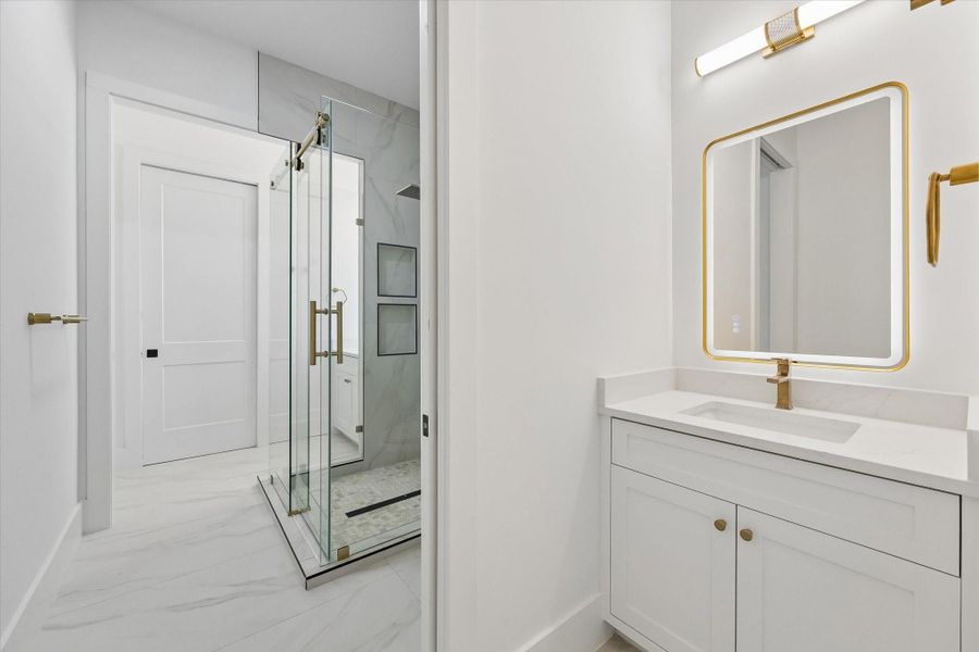 Furnished interior view inside a new home in , Houston (Image 8).